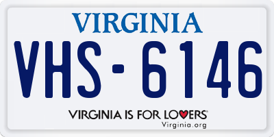 VA license plate VHS6146