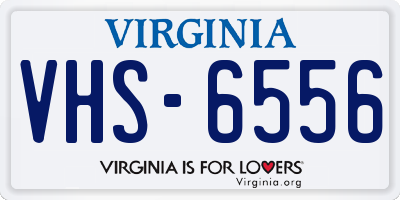 VA license plate VHS6556