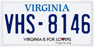 VA license plate VHS8146