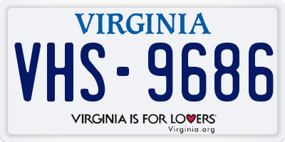 VA license plate VHS9686