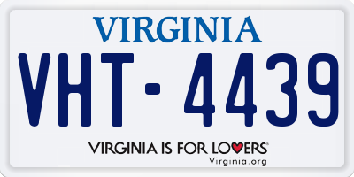 VA license plate VHT4439