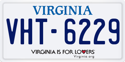 VA license plate VHT6229
