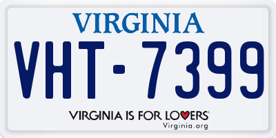 VA license plate VHT7399