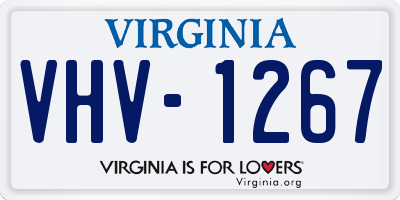 VA license plate VHV1267