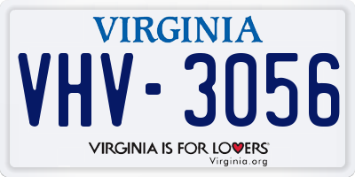 VA license plate VHV3056