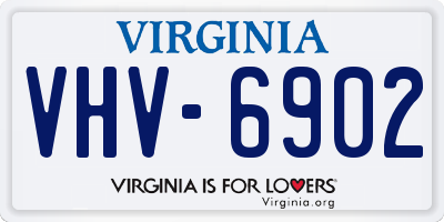 VA license plate VHV6902