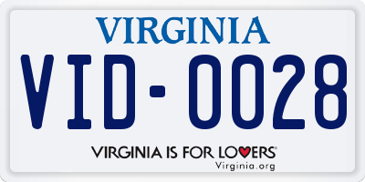 VA license plate VID0028