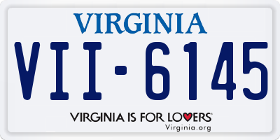 VA license plate VII6145