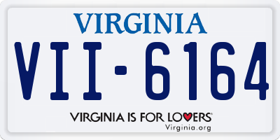 VA license plate VII6164