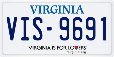 VA license plate VIS9691