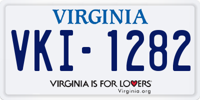VA license plate VKI1282
