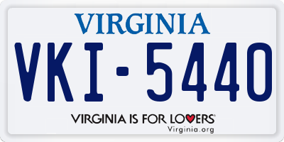 VA license plate VKI5440