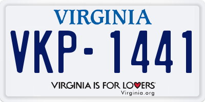 VA license plate VKP1441