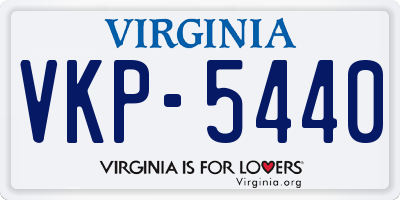 VA license plate VKP5440
