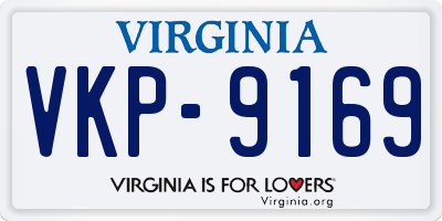 VA license plate VKP9169