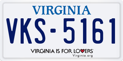 VA license plate VKS5161