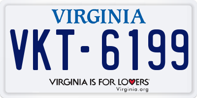 VA license plate VKT6199