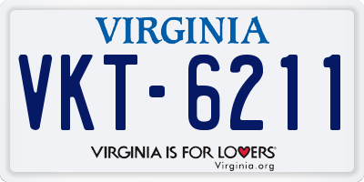 VA license plate VKT6211