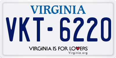VA license plate VKT6220