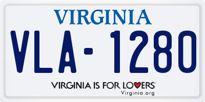 VA license plate VLA1280