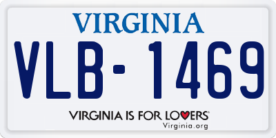 VA license plate VLB1469