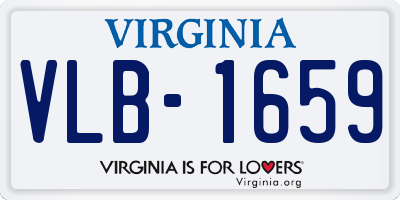 VA license plate VLB1659