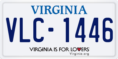 VA license plate VLC1446
