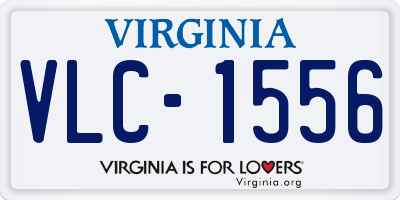 VA license plate VLC1556