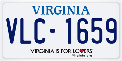 VA license plate VLC1659