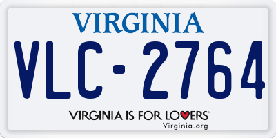 VA license plate VLC2764