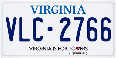 VA license plate VLC2766