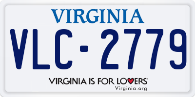 VA license plate VLC2779