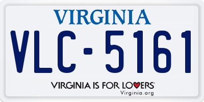 VA license plate VLC5161