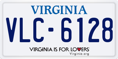 VA license plate VLC6128