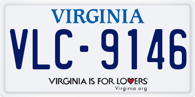 VA license plate VLC9146