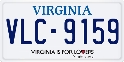 VA license plate VLC9159