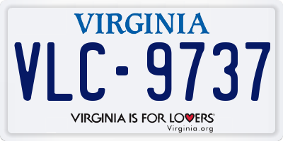 VA license plate VLC9737