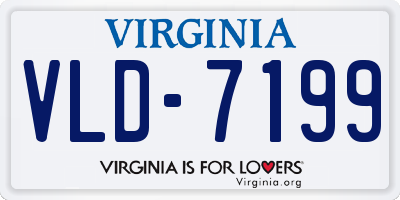 VA license plate VLD7199