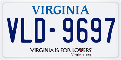 VA license plate VLD9697