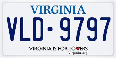 VA license plate VLD9797