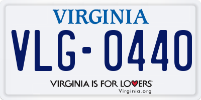 VA license plate VLG0440