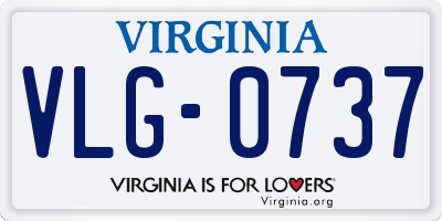 VA license plate VLG0737