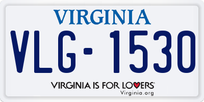 VA license plate VLG1530