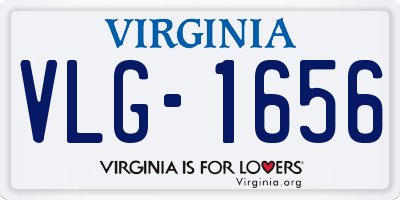 VA license plate VLG1656