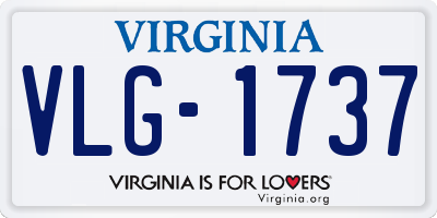 VA license plate VLG1737
