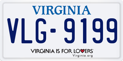 VA license plate VLG9199