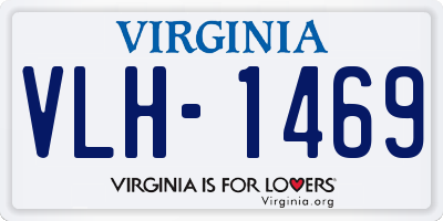 VA license plate VLH1469