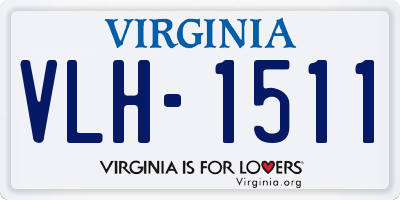VA license plate VLH1511