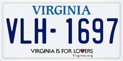 VA license plate VLH1697
