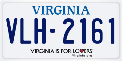 VA license plate VLH2161